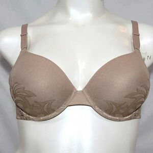 36D Vanity Fair Beautiful Embrace Average Cover UW Bra Toasted Coconut NWT